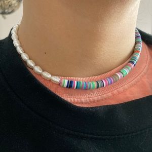 Handmade pearl necklace